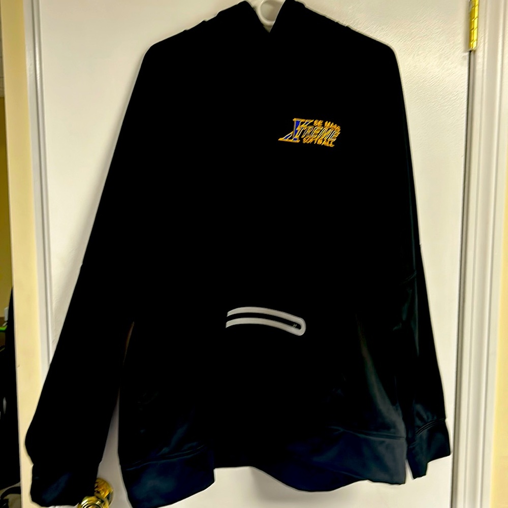 Black hoodie polo new condition with extreme logo